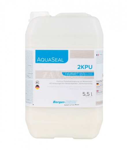 Двухкомпонентный полиуретановый лак на водной основе "Berger Aqua-Seal 2KPU" (Германия)